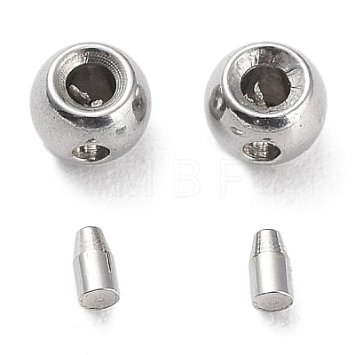 304 Stainless Steel Bead Tips STAS-K268-01B-P-1