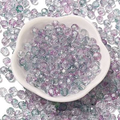 Transparent Colours Glass Round Beads SEED-F006-04A-07-1