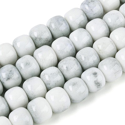 Ombre Effect Dyed Glass Beads Strands GLAA-N067-01A-01-1