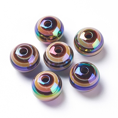 Stripe Resin Beads LS-RESI-B014-01B-07-1