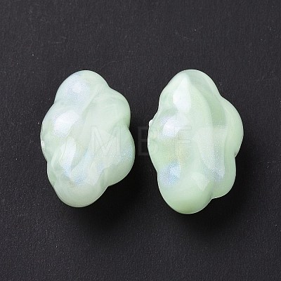 Opaque Acrylic Beads OACR-E014-17G-1