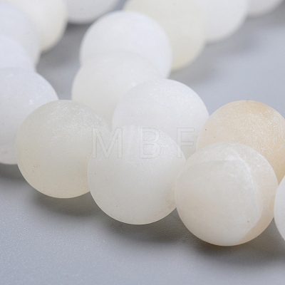 Natural Flower Jade Beads Strands G-E266-12A-4mm-1