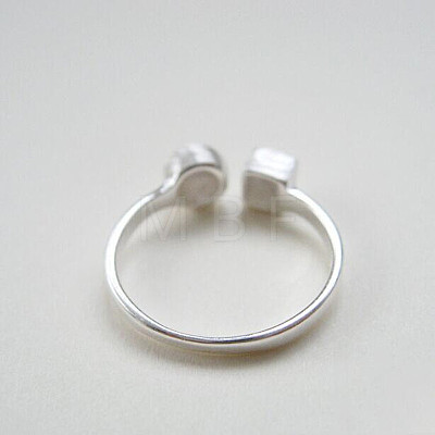 Brass Cuff Open Rings for Women WG0BCBF-01-1