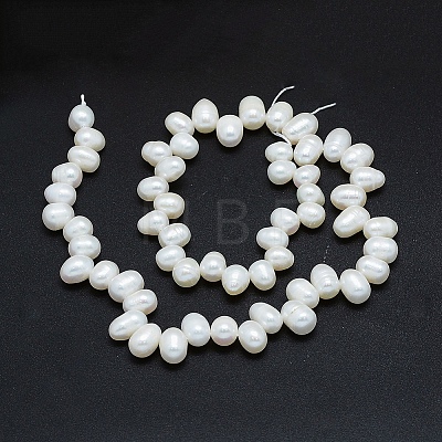 Natural Cultured Freshwater Pearl Beads Strands PEAR-G004-03A-01-1
