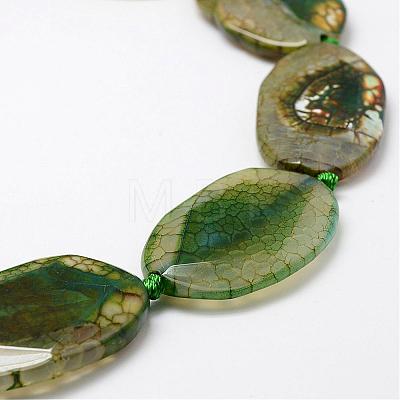 Natural Dragon Veins Agate Beads Strands G-K180-E05-1
