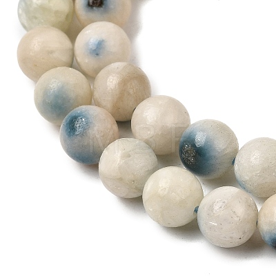 Natural Blue Ice Glacierite Stone Beads Strands G-G078-A01-01-1