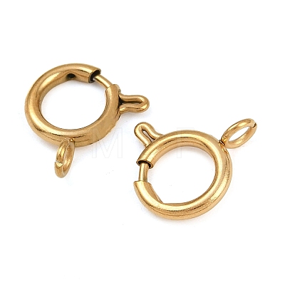 304 Stainless Steel Spring Ring Clasps LS-STAS-B095-05F-G-1