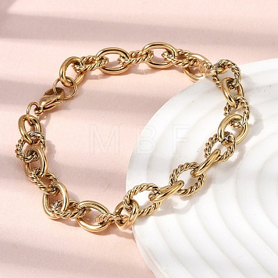 Unisex 304 Stainless Steel Bracelets & Necklaces SJEW-L199-11G-1