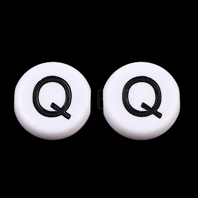 Opaque Acrylic European Beads AC-CBA3BDD-01Q-1