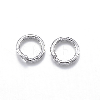 304 Stainless Steel Open Jump Rings X-STAS-E113-18P-1