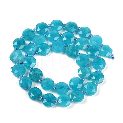 Natural Amazonite Dyed  Beads Strands G-C116-A23-01B-1