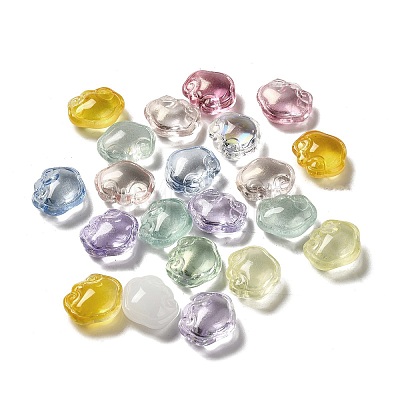 Transparent Glass Beads GLAA-D025-08A-1