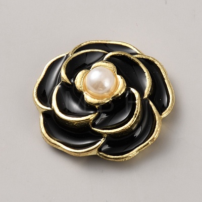 Alloy Enamel & Imitation Pearl Cabochons FIND-WH0366-480C-01-1