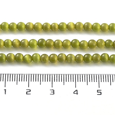 Cat Eye Beads Strands X-CE-F022-4mm-04-1