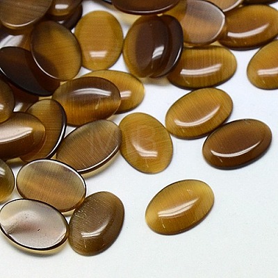 Cat Eye Cabochons CE-J005-8x10mm-M-1