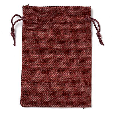 Christmas Theme Jute Cloth Storage Bags ABAG-F010-01A-03-1