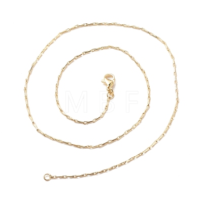 Brass Coreana Chains Necklace for Women NJEW-P265-33G-1