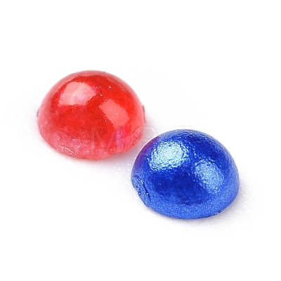 ABS Plastic Cabochons OACR-S012-2mm-ZM-1