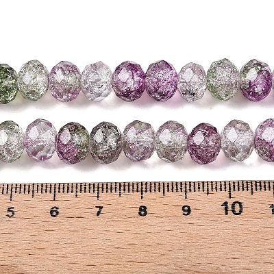 Transparent Glass Beads Strands GLAA-T023-10mm-A16-1