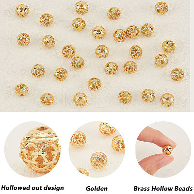   Alloy Hollow Beads FIND-PH0010-77-1