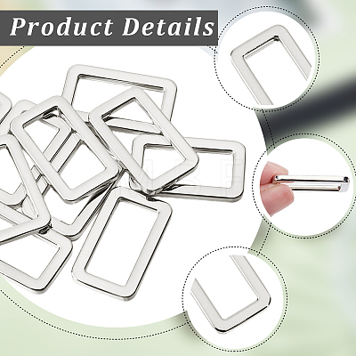 10Pcs Alloy Slider Buckles FIND-CY0001-96P-1