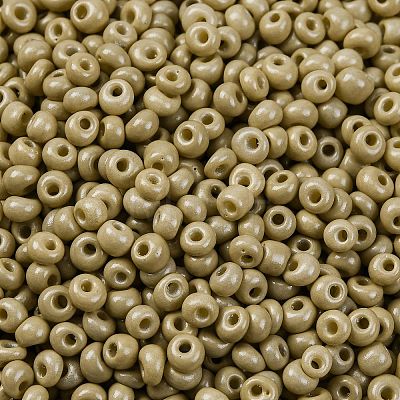 8/0 Baking Paint Glass Seed Beads SEED-M012-02A-50-1