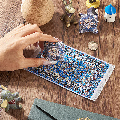 Turkish Style Mini Nylon Carpets AJEW-TA0003-66A-1