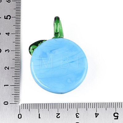 Handmade Lampwork Pendants LAMP-N034-02D-1