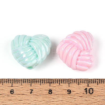 Opaque Acrylic Beads X-OACR-N150-01-1