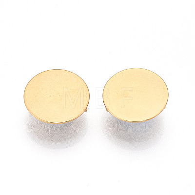PVD Vacuum Plating 304 Stainless Steel Brooch Cabochon Settings STAS-E547-08J-G-1