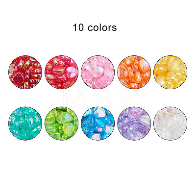 Eco-Friendly Transparent Acrylic Beads TACR-CJ0001-02-1