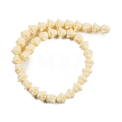 Synthetic Coral Carved Beads Strands CORA-C003-11B-1