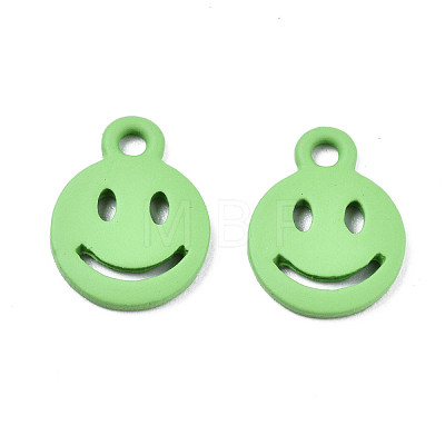 Spray Painted Alloy Charms PALLOY-T075-121A-RS-1