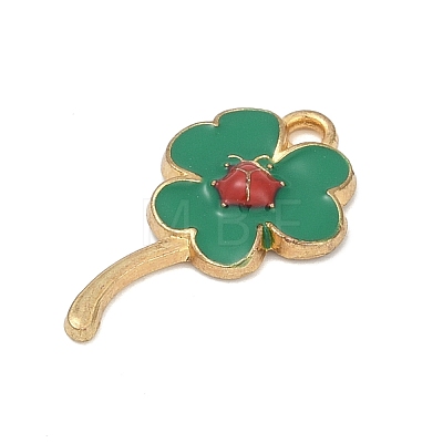 Alloy Enamel Pendants PALLOY-V003-01G-01-1