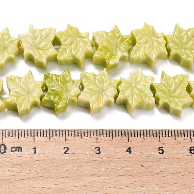 Synthetic Coral Dyed Carved Beads BSHE-H114-02A-1