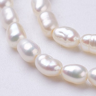 Natural Cultured Freshwater Pearl Beads Strands PEAR-P002-45-01-1