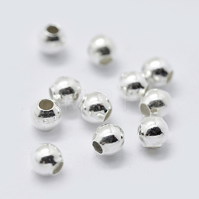 Sterling Silver Spacer Beads X-STER-K171-44S-3mm-1