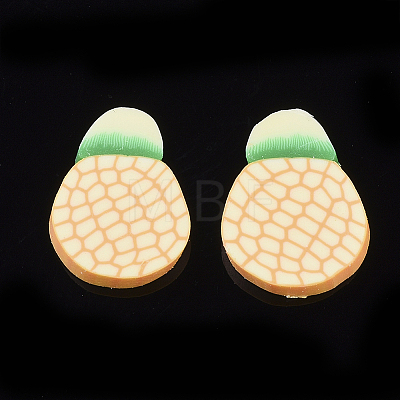Handmade Polymer Clay Cabochons CLAY-S091-001-1