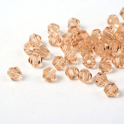 Faceted Bicone Imitation Crystallized Crystal Glass Beads X-G22QS172-1