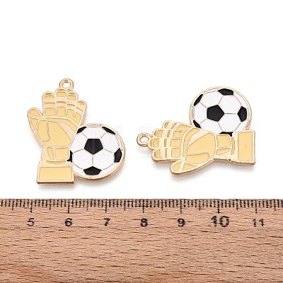 Alloy & Enamel Pendants ENAM-T021-64G-1