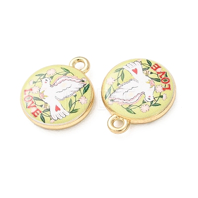 Printed Alloy Pendants AL-CBA7256-16C-G-1