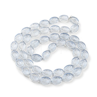 Electroplate Glass Beads Strands EGLA-G037-13A-PL02-1