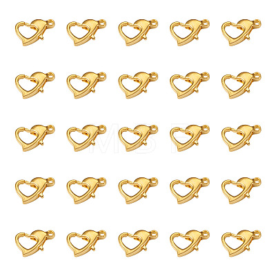 Alloy Lobster Claw Clasps FIND-TAG0001-03G-1