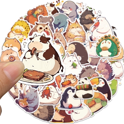 50Pcs PVC Waterproof Stickers PW-WGE2B7D-01-1