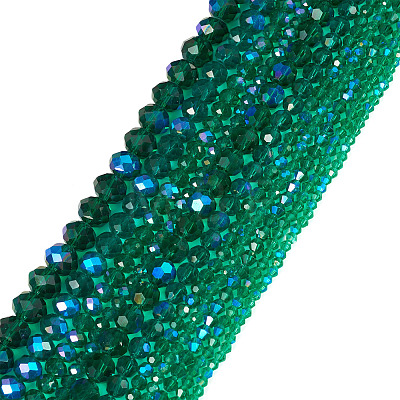 11 Strands 11 Styles Electroplate Glass Beads Strands EGLA-TA0003-01A-1