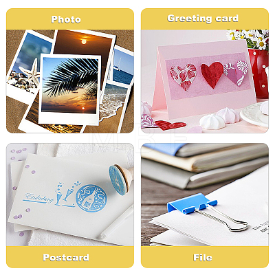 A5 PVC Loose Leaf Binder Postcard Phote Album with 50 Pockets Transparent Sleeve Protectors DIY-WH0028-44A-1