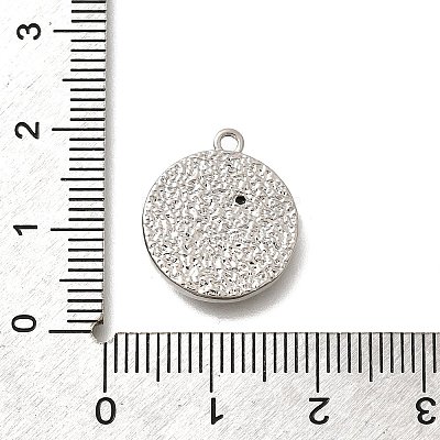 Brass Micro Pave Cubic Zirconia Pendants KK-Q035-16B-P-1