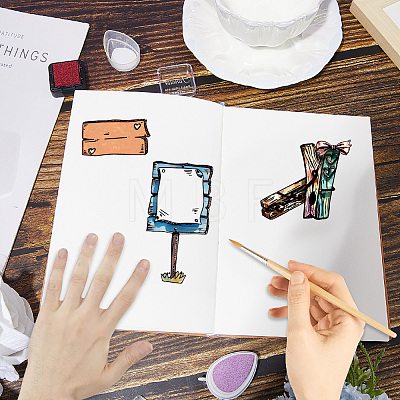 Plastic Stamps DIY-WH20018-0225-1