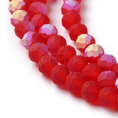 Transparent Glass Beads Strands EGLA-A044-T2mm-MB01-1