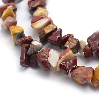 Natural Mookaite Beads Strands G-P332-38-1